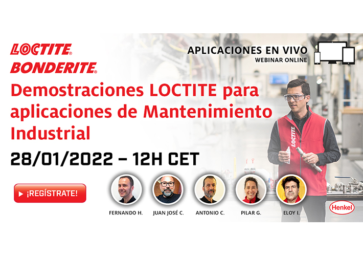 Foto Aprende a realizar aplicaciones de mantenimiento industrial de la mano de expertos de la marca LOCTITE.